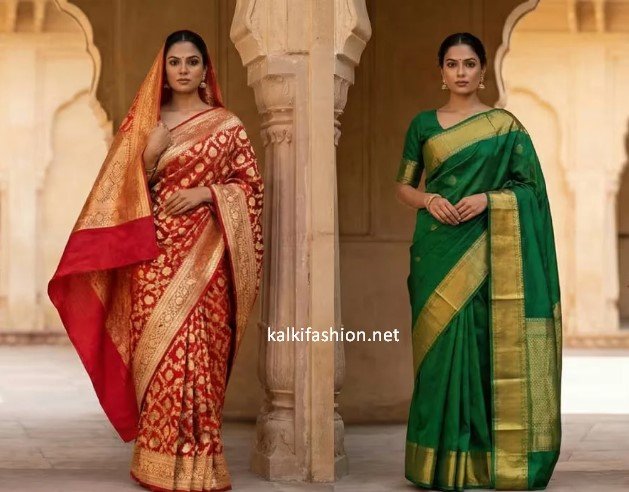 Kanjivaram vs. Banarasi Silk Saree