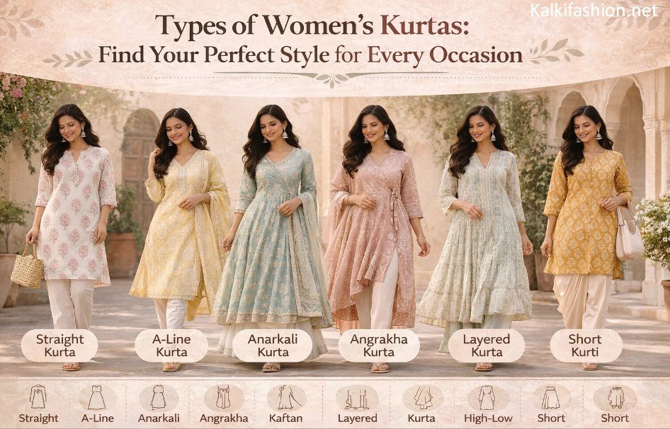 Popular Types of Kurtas for Women