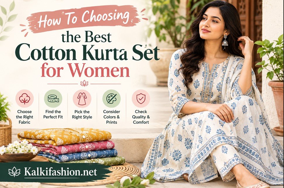 Cotton Kurta Set for Women